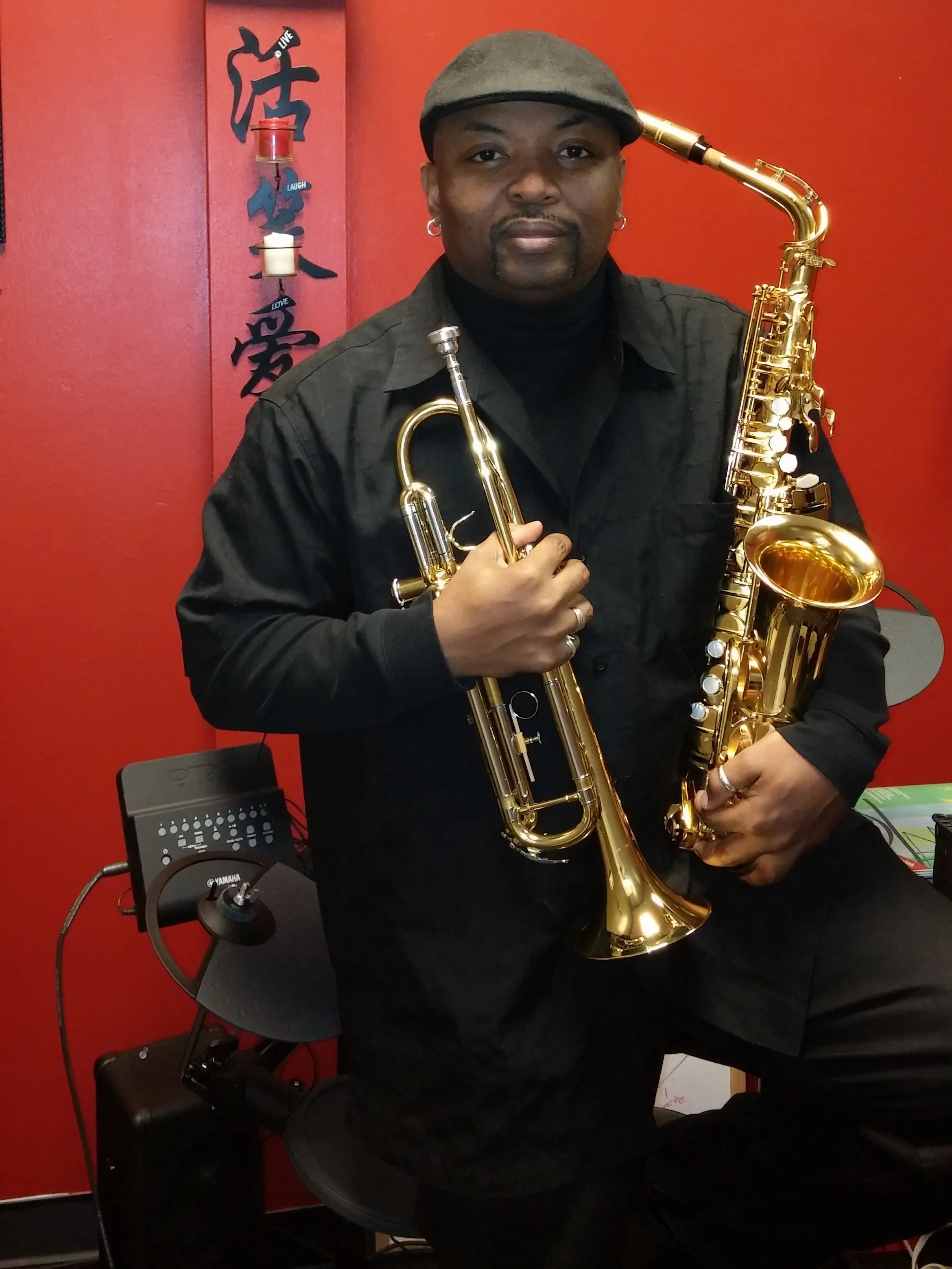 Portrait of MusicMan Thomas.